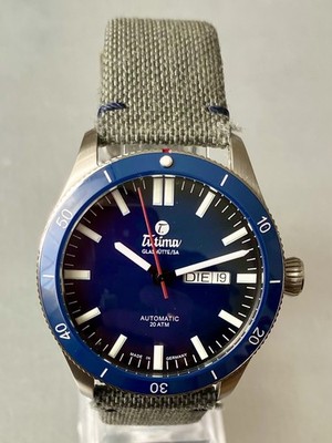 Tutima Grand Flieger Airport Automatic Pilot Blue (6107-01) Zeit Edition 21/100 