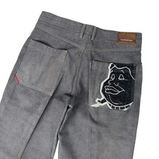 Vintage FUBU Platinum Fat Albert Carpenter Jeans 40x30 Y2K Baggy Skate Hip Hop