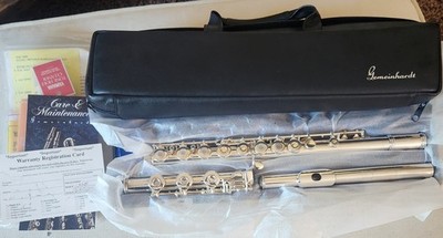 Gemeinhardt 3SB Solid Silver Flute w/Case + Maintenance Kit - USED 1X!