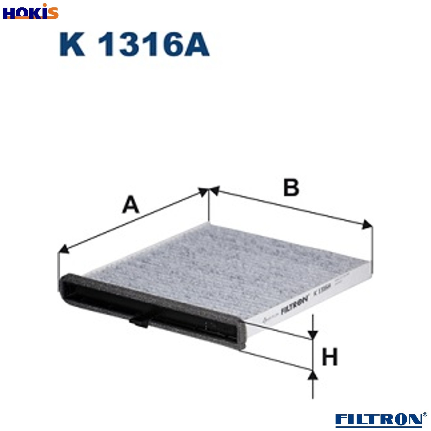 FILTER CABIN AIR K 1316A FOR MAZDA CX-5/SUV ATENZA P5Y1 1.5L PY-Y8/ZA/VPS 2.5L