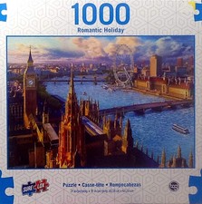Panorama Of London Romantic Holiday 1000 pc 27" X 19" TCG Toys Sure-Lox Puzzle
