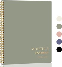 2026-2027 Monthly Planner - 2 Year Monthly Planner 2026-2027, Hard Cardboard