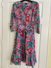 Talbots Fit N Flare Floral Shirtdress, Size 4