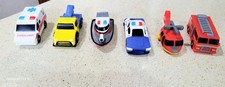   Emergency  Cars Light Up Bath Toys, 6 Pack  Water-Activated Light Up Toys