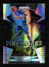 2018-19 Panini Prizm Fireworks Hyper Prizm Ben Simmons #22 7zf