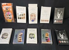 NIB Lot Of 10 Packs Of Halloween Fake Nails