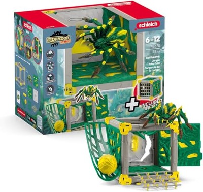 Schleich ELDRADOR Creatures BattleCave Jungle Tarantula Mythical Action Spiel...