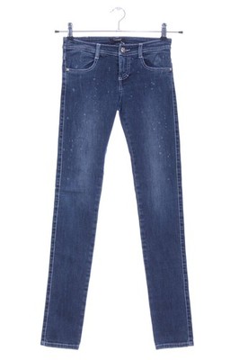DENNY ROSE Röhrenjeans Damen Jeans Gr. DE 34 blau Casual-Look