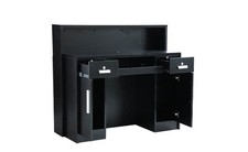 Reception Comair Swiss Black (107.5 X 120 X 52 Cm) Reception Counter Salon