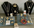 30 pc Lot Vintage-Now Necklaces Costume Jewelry Avon Monet Many Signed Some NIB