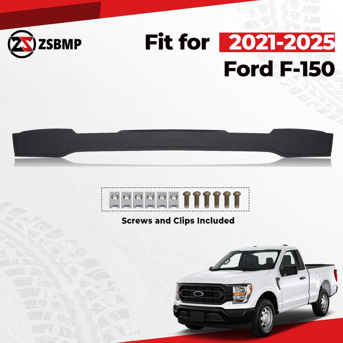 2021-2025 Ford F-150 F150 4WD Front Lower Bumper Air Dam