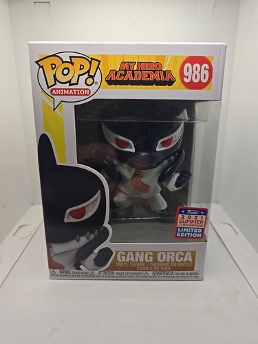 FUNKO POP ! GANG ORCA 986 2021 SUMMER CONVENTION LIMITED EDITION DB4