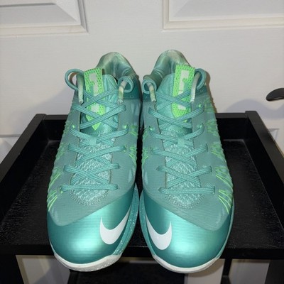 Nike Air Max Lebron X 10 Low Basketball Shoes Size 8.5 Easter Mint