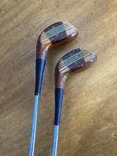Louisville Golf Classic 50 s Series Oil Hardened Persimmon 4 5 Woods Brass Ins