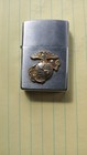 Marine Corps Zippo Lighter With Eagle, Glove, And Anchor — photo 1