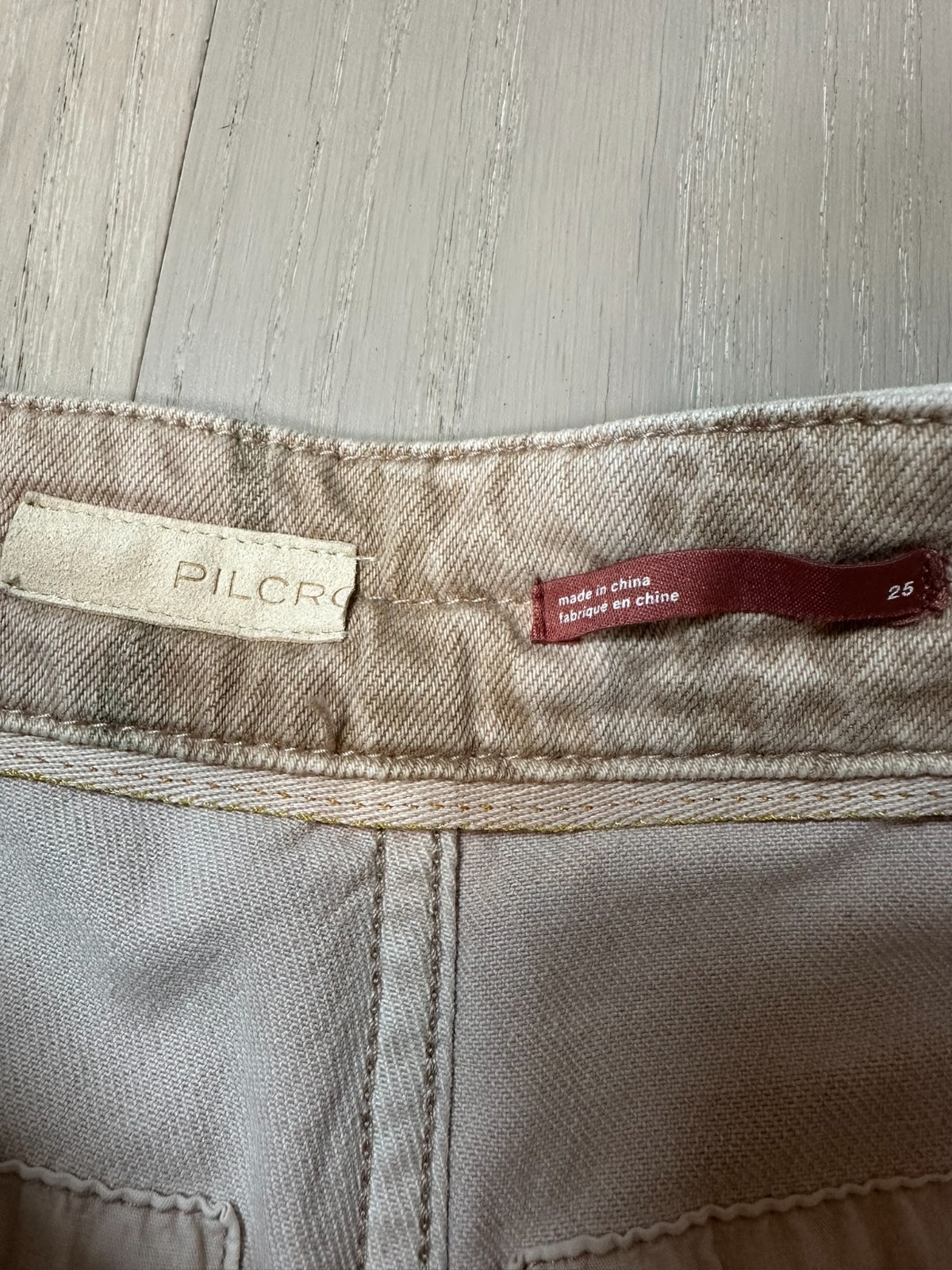 Pilcro Distressed Jeans Boho Patchwork Embroidery… - image 6