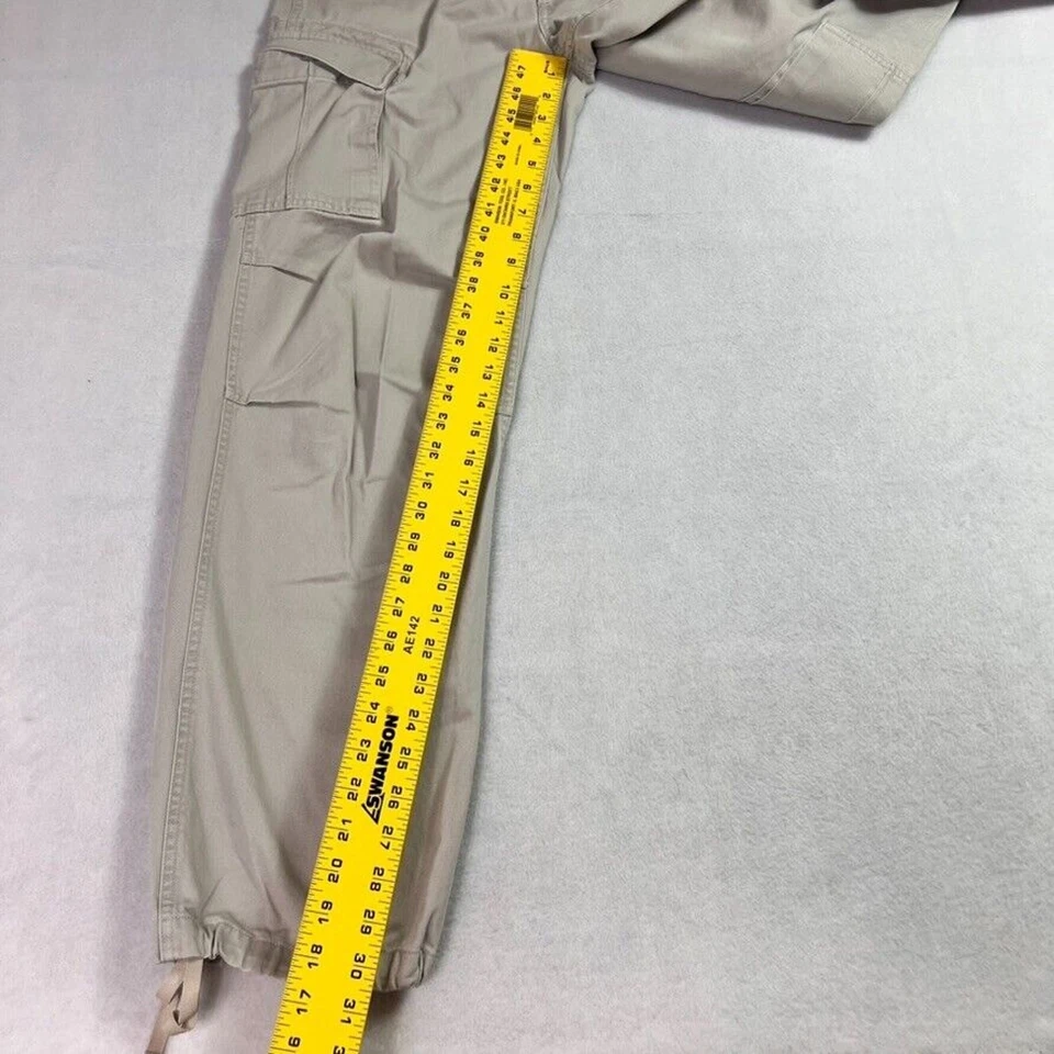 Calça Mossimo Supply Feminina Tamanho 9 30x30 Cáqui Bronzeada Y2K Baggy Skatista Vintage - Imagem 4 de 4