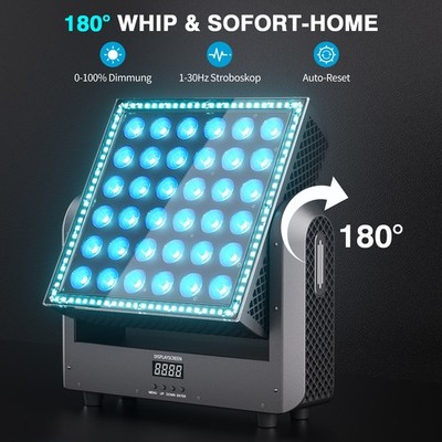 360W 36LED Beam Moving Head RGBW Wash Licht Bar DMX Bühnenbeleuchtung DJ Disco