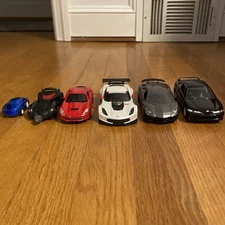 6 Mixed Brand Toy Cars – Various Sizes & Materials Collection!