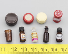 Medicine Bottles for DID D80183 WWII German Medic Officer Candidate 1/6 Scale