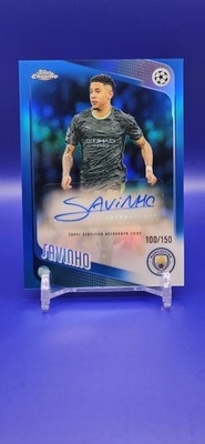 2025-26 Topps UCC Savinho True Blue Refractor Auto /150 Brazil