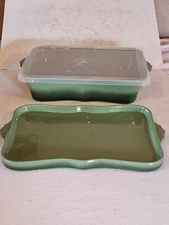 Tara At Home 13” X 9” Casserole Baking Dish With Tray & Lid Green