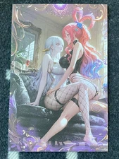 Matchmaker 2 Spicy Waifu A5 Size Card Board Pandora & Shirahoshi Double
