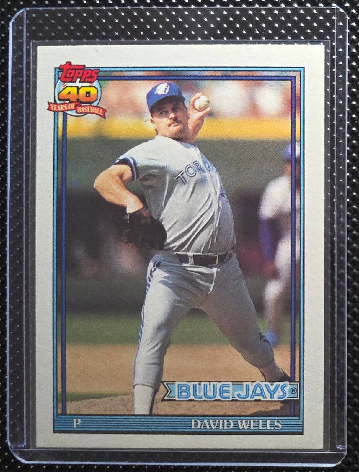 1991 Topps David Wells #619 Toronto Blue Jays
