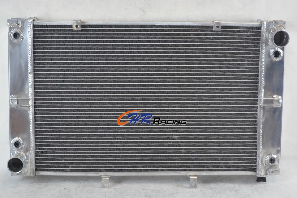 Radiador de alumínio para 1978-1995 Porsche 928 com 2 resfriadores de óleo automático AT - Imagem 2 de 4