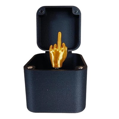 Lustiges Geburtstagsgeschenk für Männer mit Knebel Büro Streich Mittelfinger Box