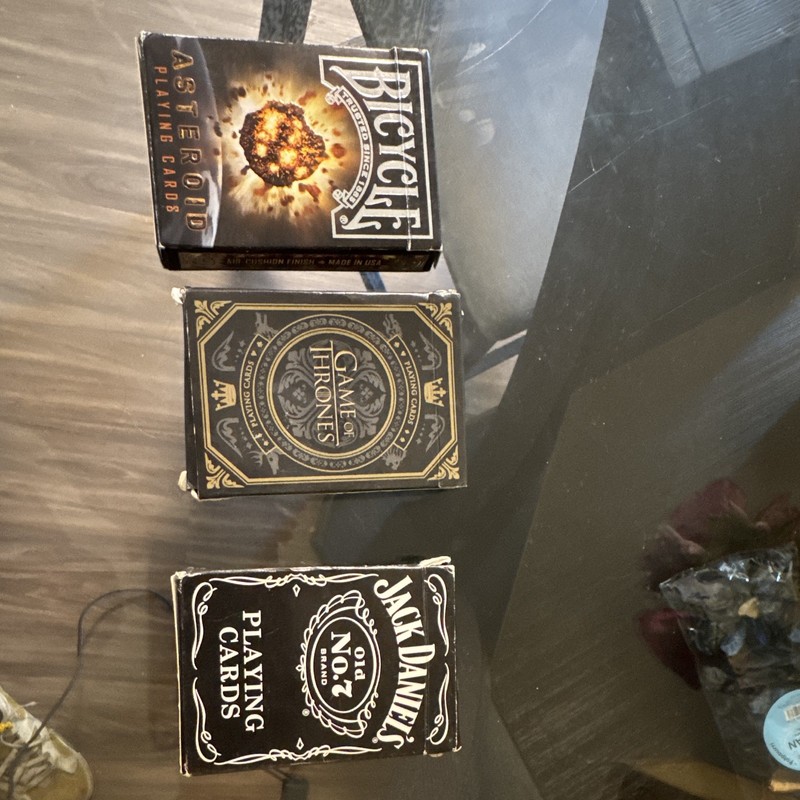 Bicycle Asteroid Playing Cards Deck, Space Theme, Game of Thrones