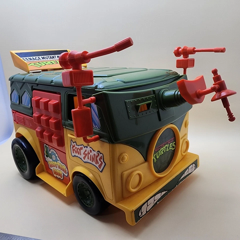 Furgoneta de fiesta Teenage Mutant Ninja Turtles TMNT (Vintage 1989) [100% completa] leer Foto 2 de 4