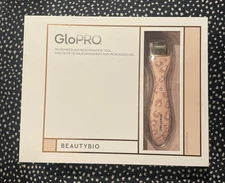 Beauty Bio GloPRO Microneedling Regeneration Tool New In Box - Leopard Design