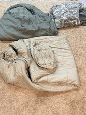 Army 5 Piece Modular Sleep System MSS Intermediate Patrol Sleeping Bag ACU Bivy