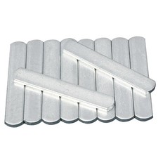 PXRJE 8PCS Weighted Vest Steel Plates Adjustable Rustproof 8 pcs, Silver
