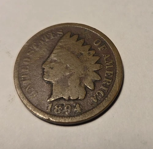 1894 Indian Head Cent penny Combine for FREE Shipping NR