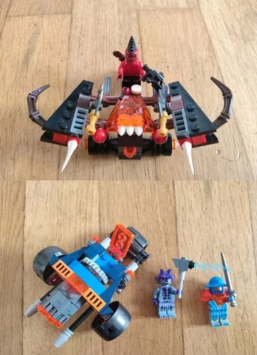 LEGO NEXO KNIGHTS: Globlin Armbrust (70318) & Bike der Königlichen Wache (70347)