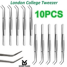 10 Premium LONDON College/Cotton Dressing Pliers   Dental Instruments