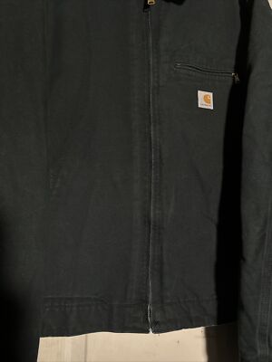 Carhartt J01 Blk Black Detroit Blanket Lined Vintage Jacket Carhartt J01 Blk Black Detroit Blanket Lined Vintage Jacket