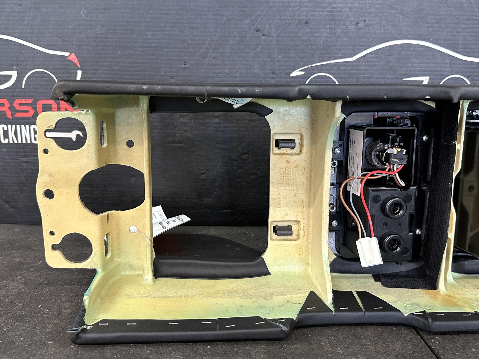 03-18 BENTLEY CONTINENTAL GT REAR FLOOR CONSOLE BLACK 3W8858337