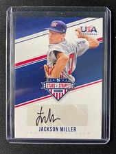 2018 Panini USA Stars & Stripes Jackson Miller Autograph Black #16/25 Reds!!!