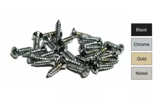 #3 X 3/8" (9.5mm) Pickguard & Backplate Screws For Gibson Guitars - Qty 25