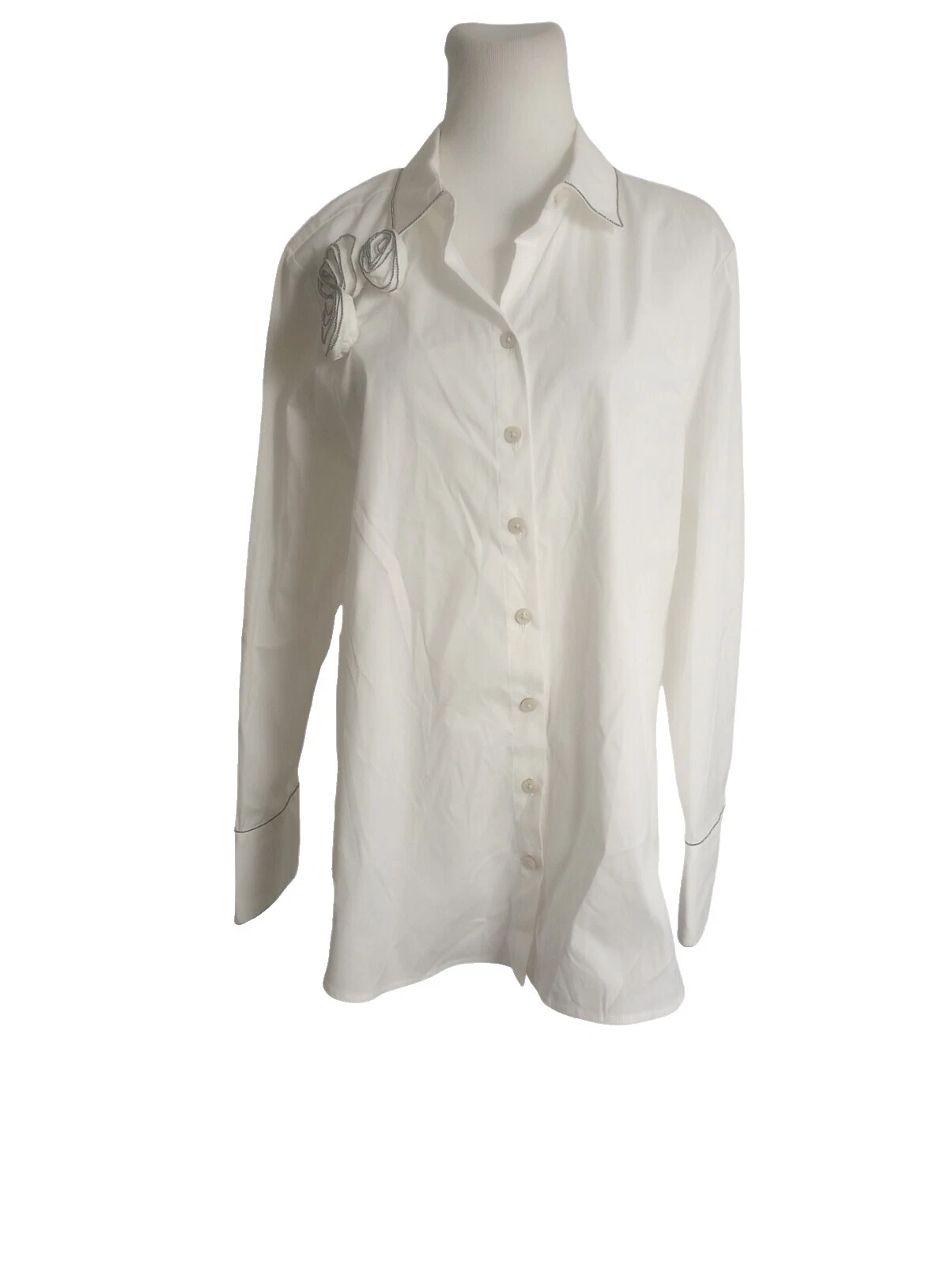 Top de algodón blanco Chico's para Mujeres