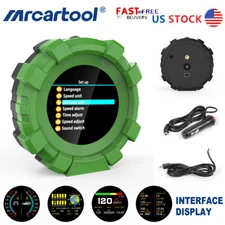 M95 Car Off-Road GPS Digital Inclinometer MPH Speedometer Slopemeter Compass HUD