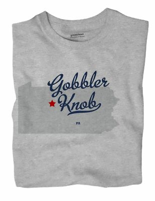 Gobbler Knob Pennsylvania PA T-Shirt MAP