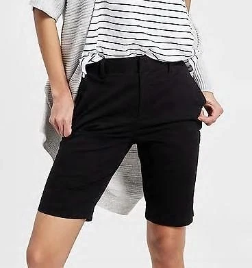 NWT Womens GAP Shorts The 10 Inch Bermuda Short in Twill Black 39