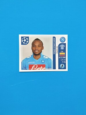 2011-12 UEFA Champions League Panini New N 63 Juan Camilo Zuniga Napoli