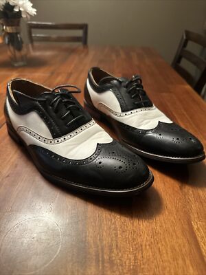 Ferro Aldo Arthur MFA139001D Mens Wingtip Oxford Black White