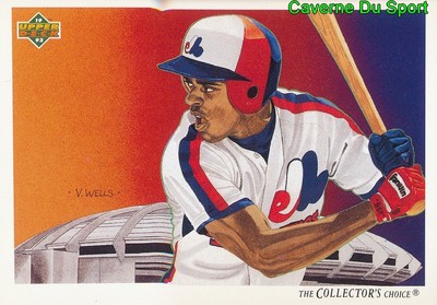 036 DELINO DESHIELDS TC, CL MONTREAL EXPOS BASEBALL CARD UPPER DECK 1992