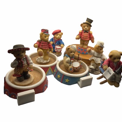 Enesco Cherished Teddies Various Lot of 7 members only bearector bruno fernando